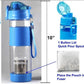 Alkaline Anytime-Sports Alkaline Water Bottle-1 (9.5pH) Alkaline Filter & Stainless Steel Infuser